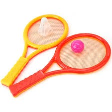 Cầu Lông Tennis Ngoài Trời Trong Nhà Cho Trẻ Em Chơi  2 Vợt + 2 Bóng [Bé từ 3 tuổi trở lên]