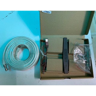Anten Ngoài trời AVG(mobitivi) | Anten khuếch đại outdoor thu sóng tốt+kềm dây và cáp nguồn 5v CHÍNH HÃNG