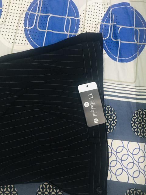 Quần tây công sở  nữ [HÀNG VNXK] kẻ dọc cạp to 6cm chất tuyết mưa co dãn nhẹ mặc siêu tôn dáng | BigBuy360 - bigbuy360.vn