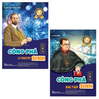 Sách - Combo: Công Phá Lí Thuyết Sinh + Công Phá Bài Tập Sinh 10-11-12 (2 cuốn)