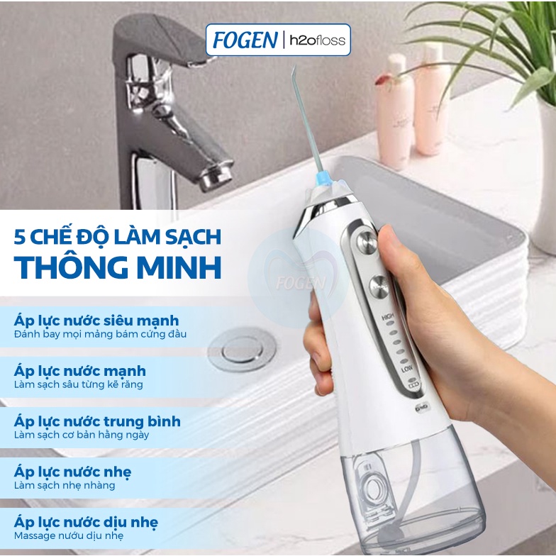 Máy Tăm Nước Cầm Tay FOGEN HF-6P Hàng Xuất Đức