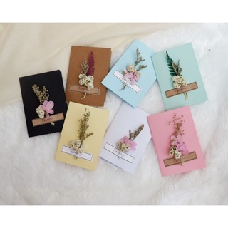 Image of kartu ucapan aesthetic/ greeting card/ Thanksgiving card/ kartu ucapan bunga kering/ dried flower