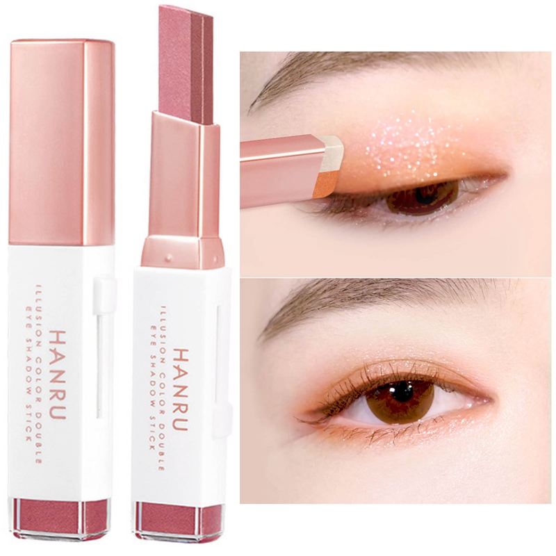 Phấn mắt dạng thỏi hai tông màu có nhũ lấp lánh dễ thương | BigBuy360 - bigbuy360.vn