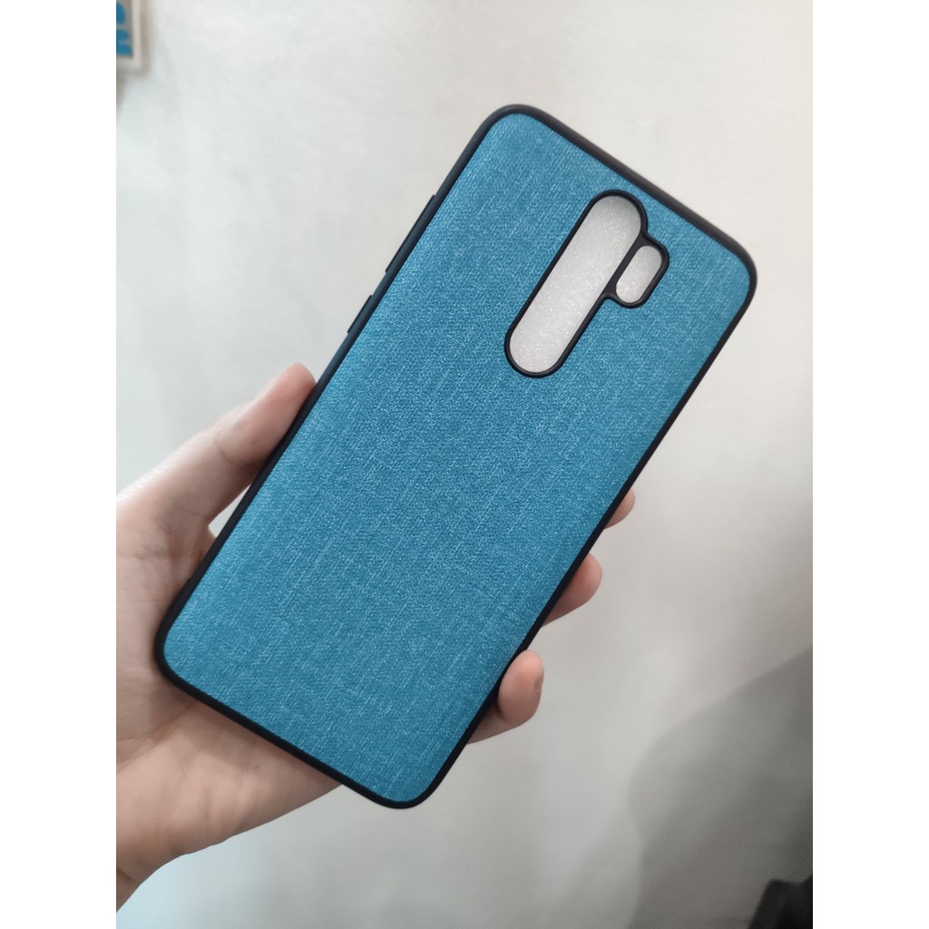 Ốp lưng Xiaomi redmi note 8 Pro họa tiết vải Jean cao cấp