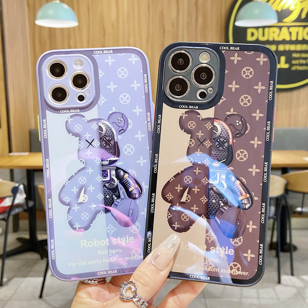 Ốp điện thoại hình gấu cho iPhone 13 Pro Max i13 13pro 11 Pro Max i11 7plus 8plus iX XS XR Xs MAX 12Pro 12 Pro Max | BigBuy360 - bigbuy360.vn