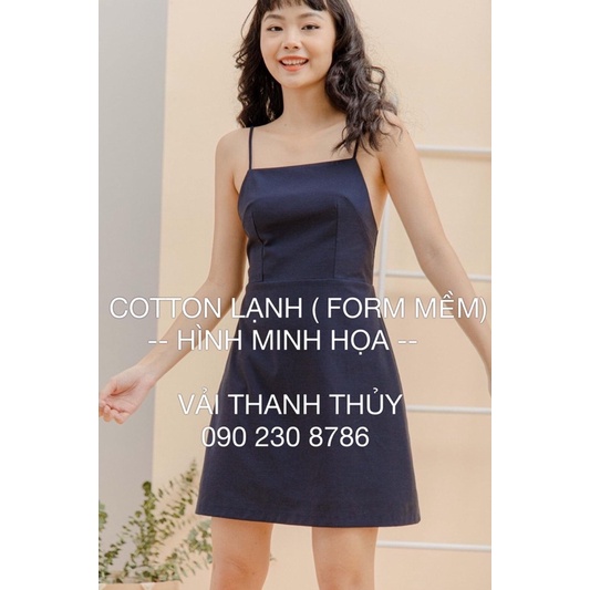 VẢI COTTON LẠNH ( LỤA COTTON) - DÒNG VẢI CÔNG SỞ