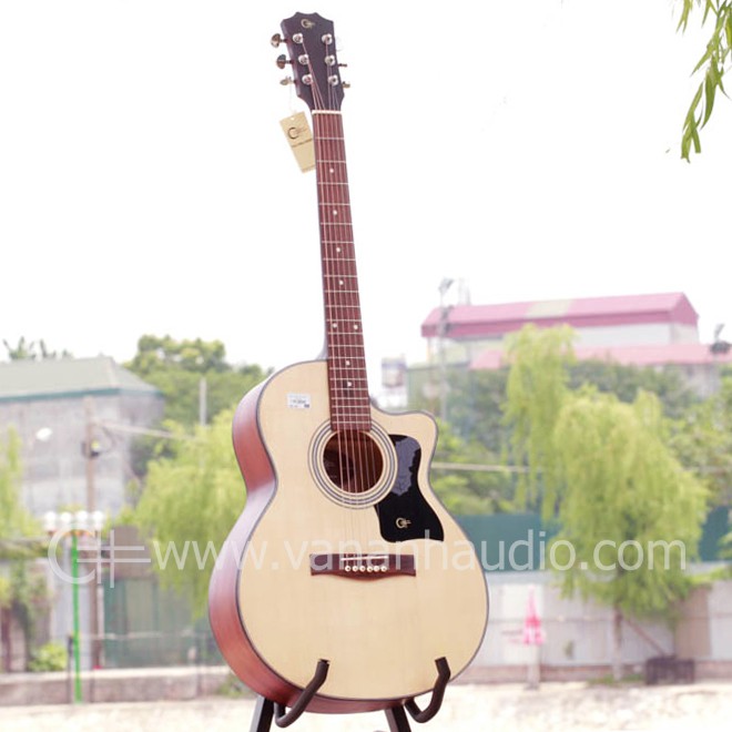 Đàn Guitar Aucostic HD190 Dáng Khuyết (TẶNG BAO DA, PHÍM GẢY)