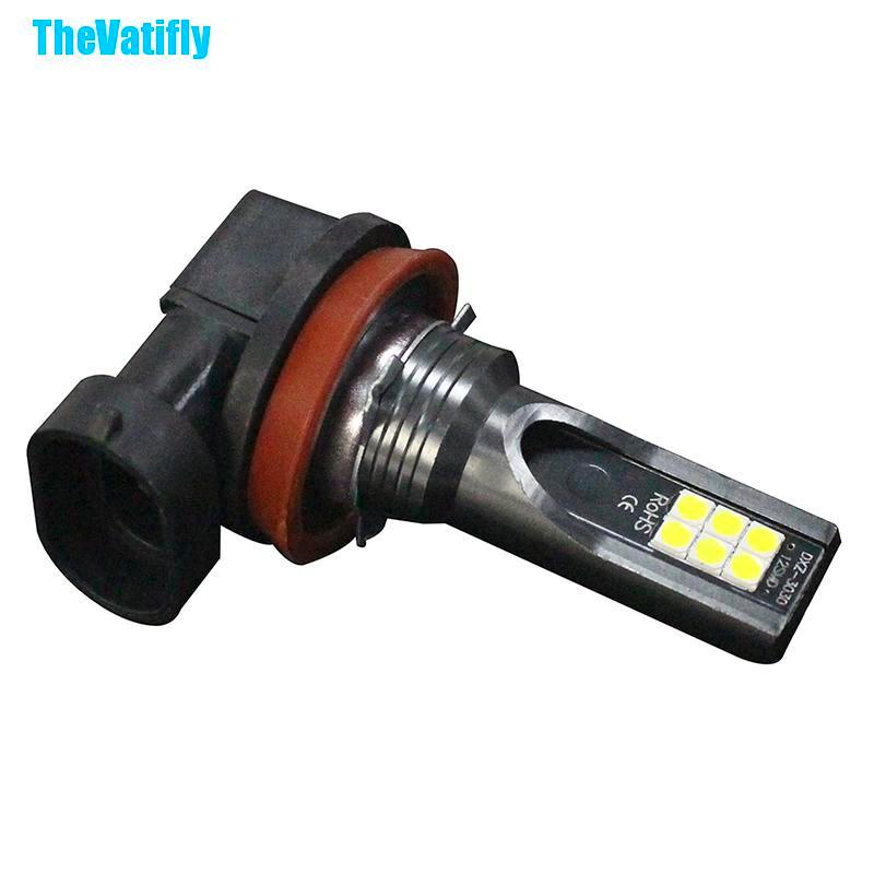 Bóng Đèn Led 1 H8 / H9 H11 3030 12smd 12v 6000k Chất Lượng Cao