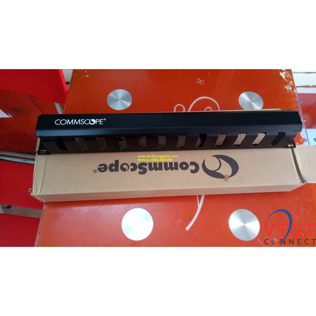 Thanh quản lý Cáp ngang 1U CommScope/AMP mã 1427632-1