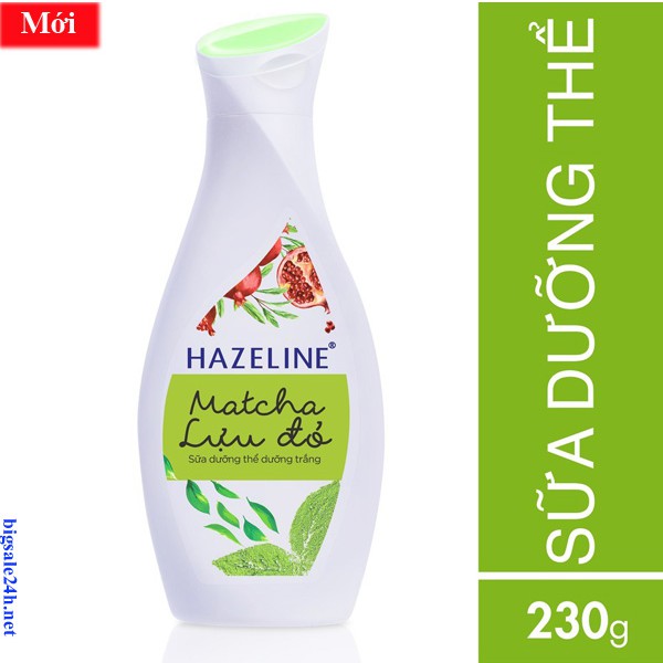 Combo hazeline 1 sữa tắm 1,2kg + 1 sữa dưỡng thể 230ml matcha hoắc dâu tằm