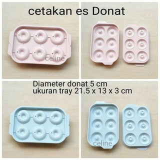 Khuôn làm đá hình bánh donut xinh xắn