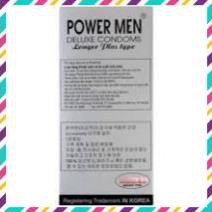 Bao cao su Power Men Cá Ngưa Xám –Bcs cao cấp Hộp 12 bao /đôn dên