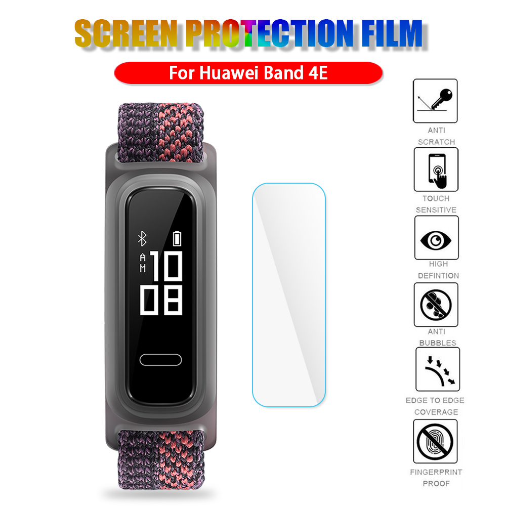 Miếng Dán Tpu Trong Suốt Bảo Vệ Màn Hình Cho Đồng Hồ Thông Minh Myron For Huawei Band 4E