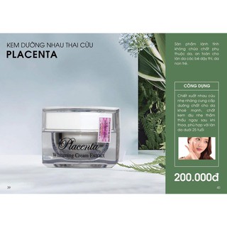 Kem Nhau Cừu Placenta Dr Cell 30g dưỡng trắng dành cho da tuổi teen