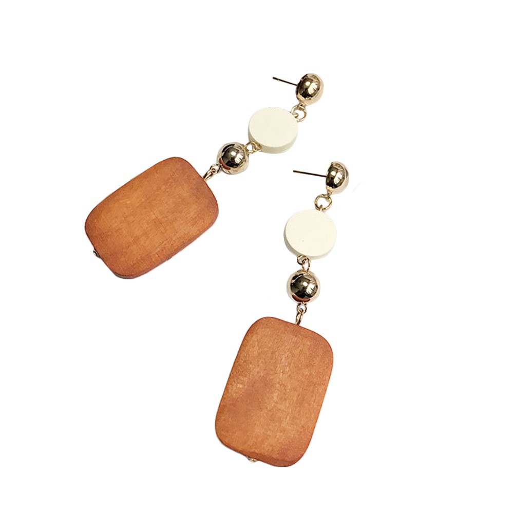 Đôi Khuyên Tai HìNh TròN / Vuông ĐộC ĐáO ThờI Trang Cho Nữ