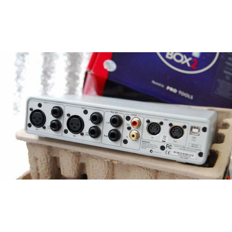 Soundcard Mbox 2 thu âm chất lượng chuyên nghiệp