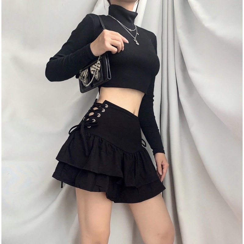 Chân váy 2 tầng đan dây hông - NORN Clothing | BigBuy360 - bigbuy360.vn