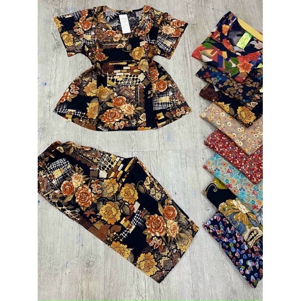 Đồ bộ tole lanh lửng trung niên hàng 2 da cao cấp