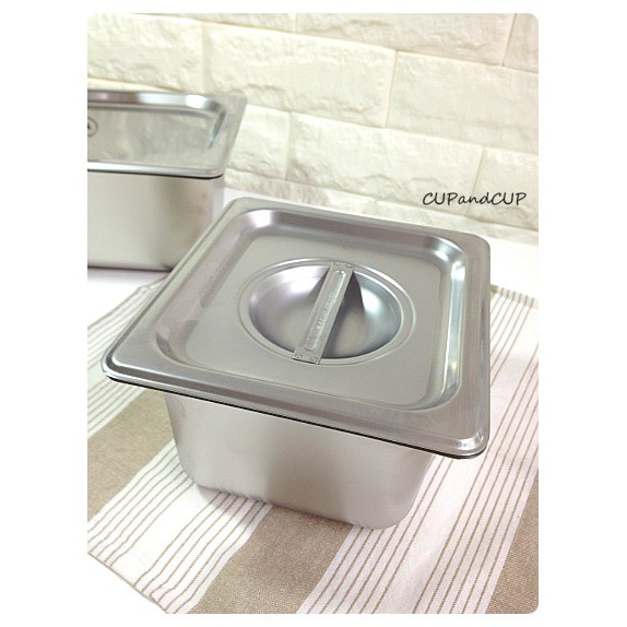 Khay Inox G/N 1/9 Đựng Thực Phẩm