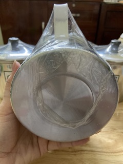 Ca inox có nắp đậy 12cm