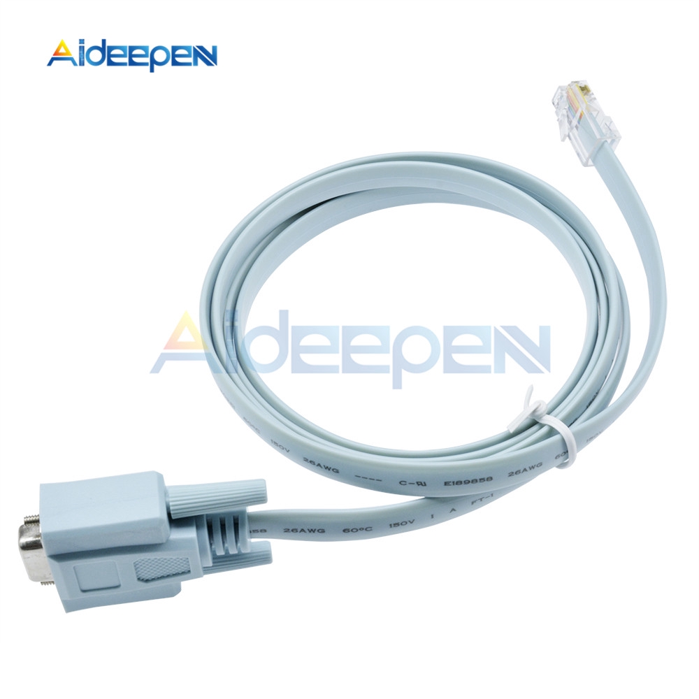 Cáp tiếp hợp mạng lỗ cắm 1.5M RJ45 sang RS232 DB9 cho cổng nối tiếp COM của bảng điều khiển Cisco | BigBuy360 - bigbuy360.vn