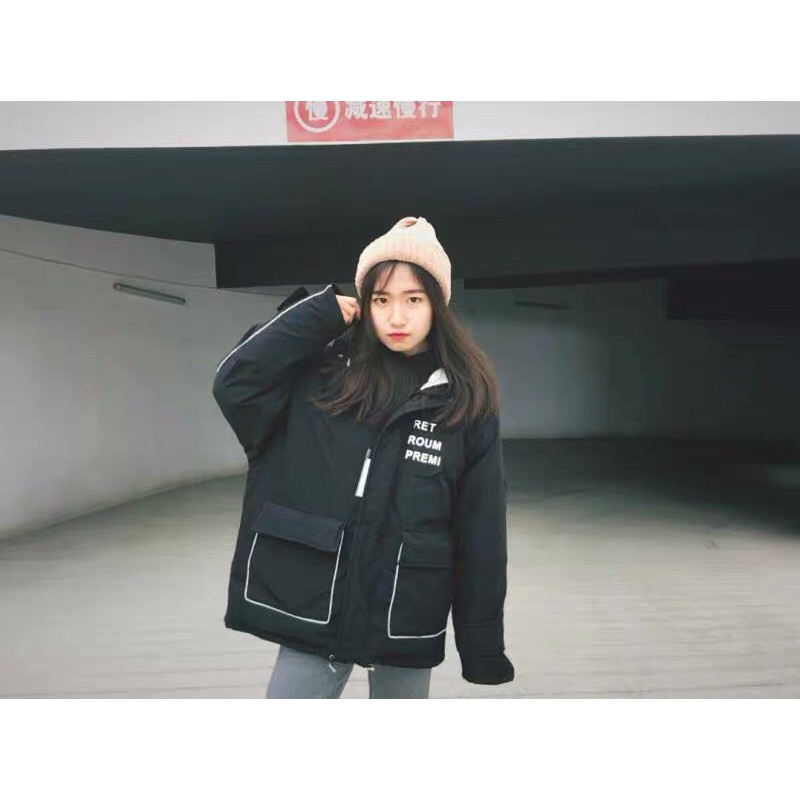 Áo khoác phao đôi size nam nữ