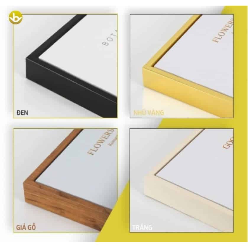 Bộ 3 tranh nghệ thuật hiện đại đôi nai và những chiếc lá hình quạt bóng kính hoặc canvas ZTU_94632