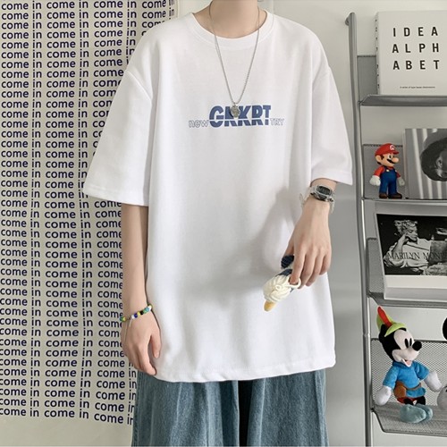 Áo thun tay lỡ unisex nam nữ phông form rộng GKKRT teen cổ tròn oversize cotton giá rẻ màu đen trắng tee pull | BigBuy360 - bigbuy360.vn