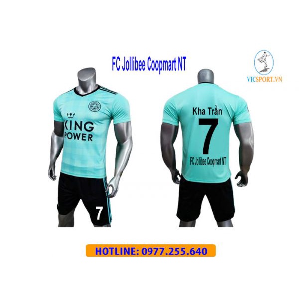 Áo Bóng Đá Trẻ Em Leicester, Quân Áo Đá Banh cho bé CLB LEICESTER CITY 2021-2022 Thun Lạnh - Vicsport