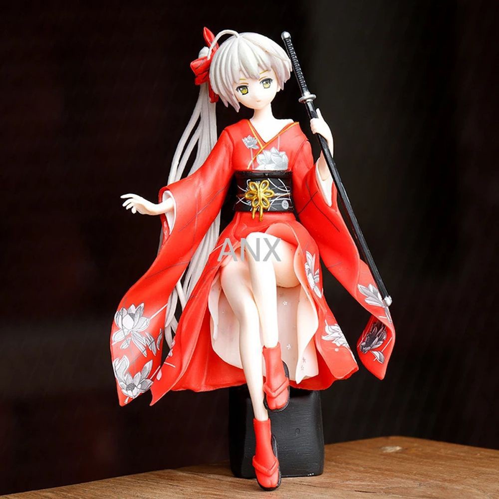 Mô Hình Nhân Vật Anime Kasugano Mặc Kimono Bằng Pvc Nhiều Màu Sắc