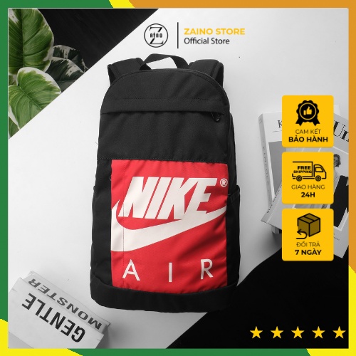 Balo NIKE AIR RED Đi Làm, Đi Học - Chống Thấm Tốt , Mút Lưng Êm Ái Không Cấn Lưng BẢO HÀNH 12 THÁNG
