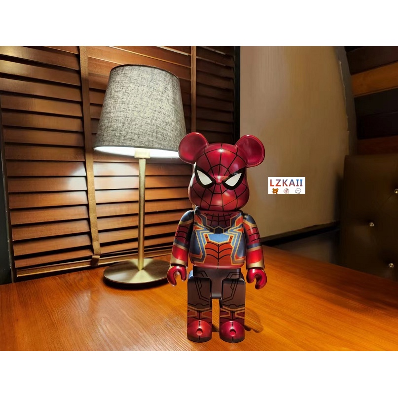Mô Hình Nhân Vật Bearbrick X Marvel - Spider-Man 400% 28Cm