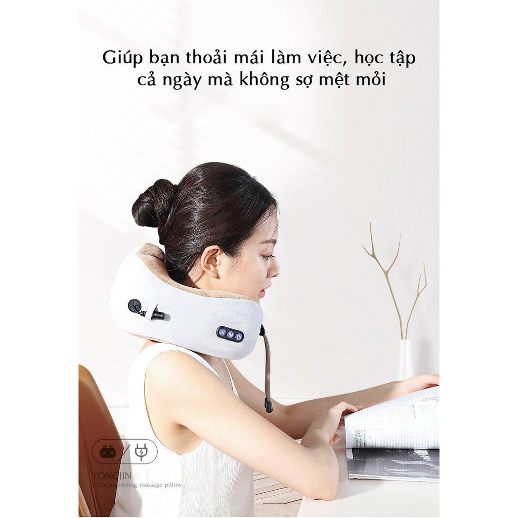 Gối Massage cao cấp nạp sạc Nhật Bản - The Royal's