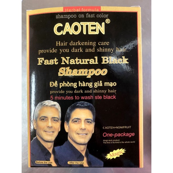 GỘI ĐEN PHỦ BẠC ÔNG GIÀ Gaoten 1 gói