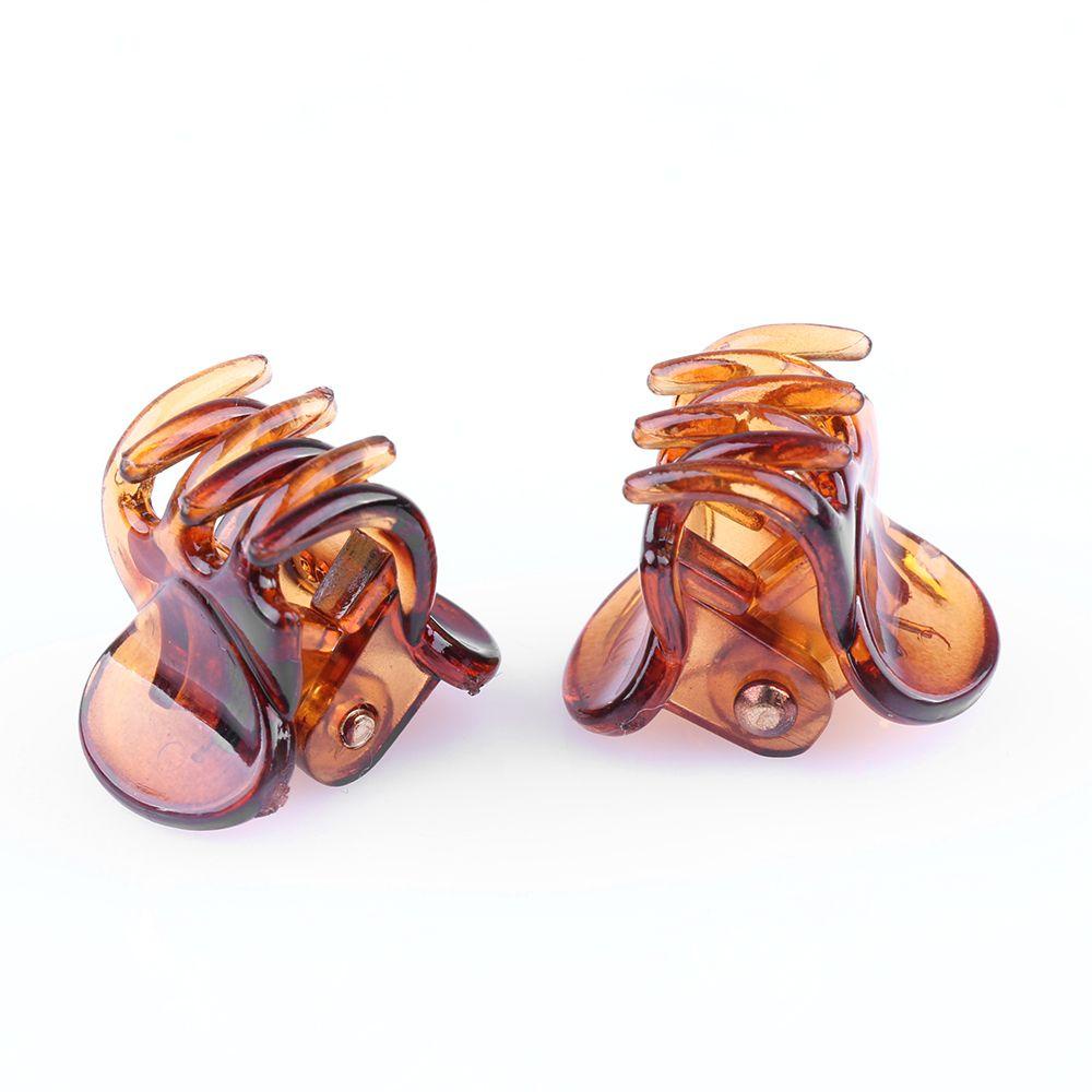 FAY Set 12 Kẹp Tóc Nhựa Màu Đen Thời Trang Cho Bé Gái