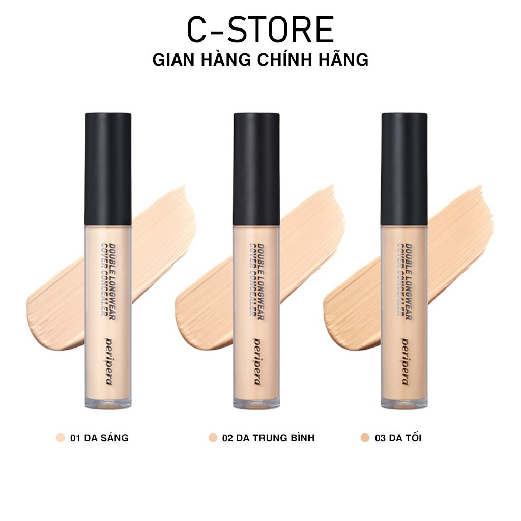 Kem che khuyết điểm Peripera Double Longwear Cover Concealer - CSTOREVN