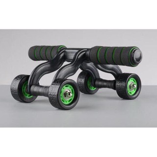 Gía sốc con lăn tập bụng 4 bánh
