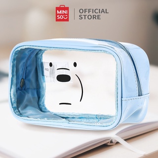 Túi đựng mỹ phẩm Miniso Bare Bears (Nhiều màu) - Hàng chính hãng