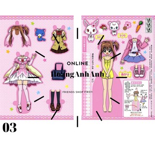 Set búp bê giấy 4