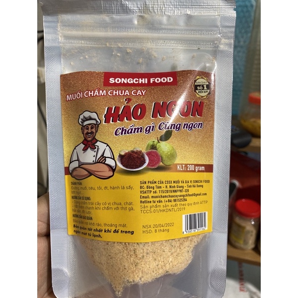 Muối chấm chua cay Hảo Ngon -songchi food gói 180g