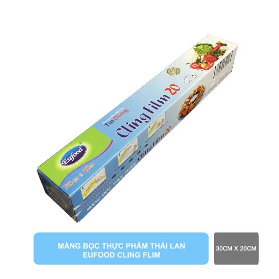 Màng bọc thực phẩm EUFOOD Cling Film 30cm x 20m