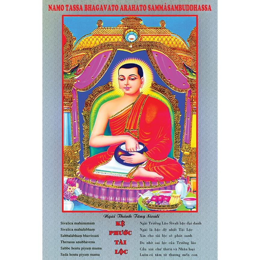 -Tranh Phổ hiền bồ tát, Văn Thù bồ tát, Ngài Sivali, Phật Di Lặc, Đạt Ma sư tổ, adida, dược sư, tam thánh