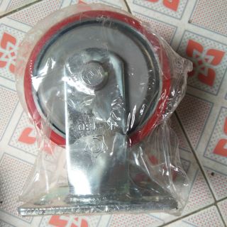bánh xe tĩnh phi 130 gang nhựa pu