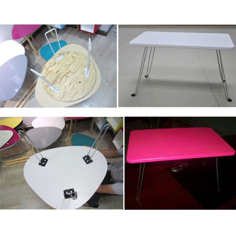 Set 4 Chân Bàn / Tủ / Kẹp Tóc Bằng Kim Loại Có Thể Gấp Gọn Dễ Lắp Đặt