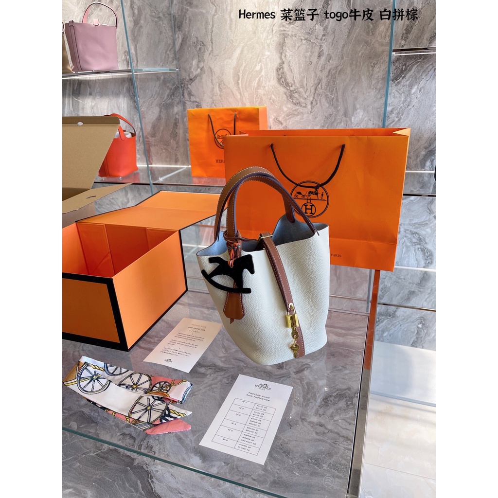 Túi xách thời trang cao cấp da thật Hermes HM phong cách cổ điển vintage