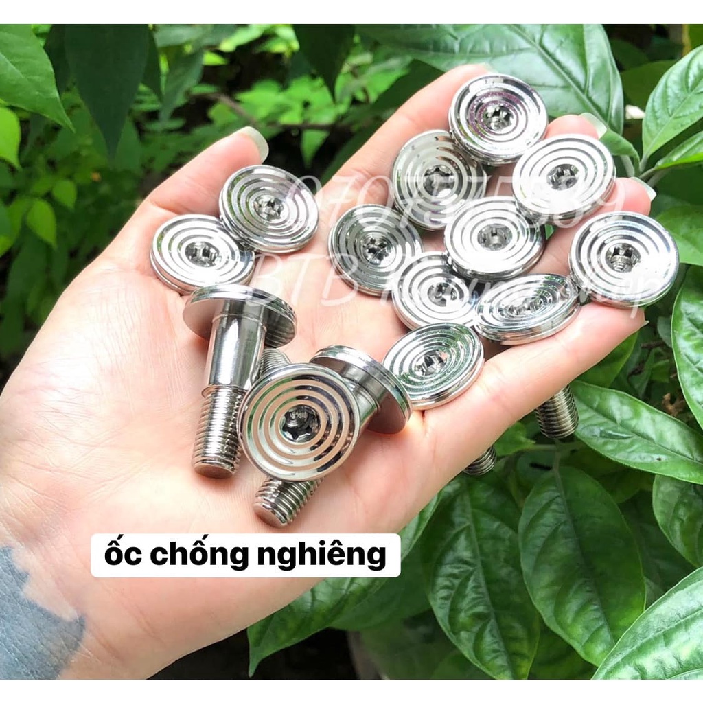Ốc chống nghiêng Salaya inox 304 cho các dòng xe Honda/Yamaha