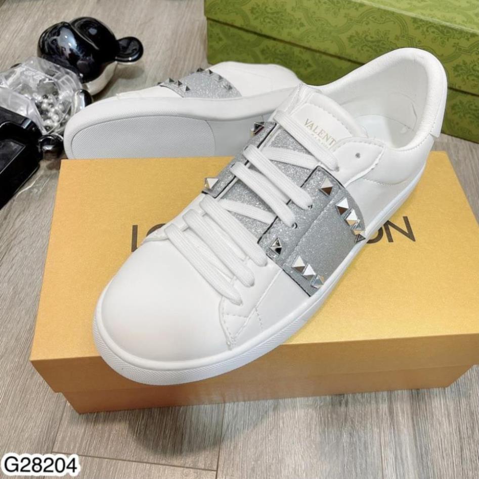 Giầy Sneaker VLTN nam đính đinh phản quang Cao Cấp - Giầy buộc dây VLTN nam đính đinh