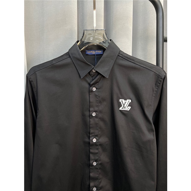 Áo Sơ Mi Nam Tay DàI Thêu Logo L0uis Vu1tt 2022, Size M-4XL