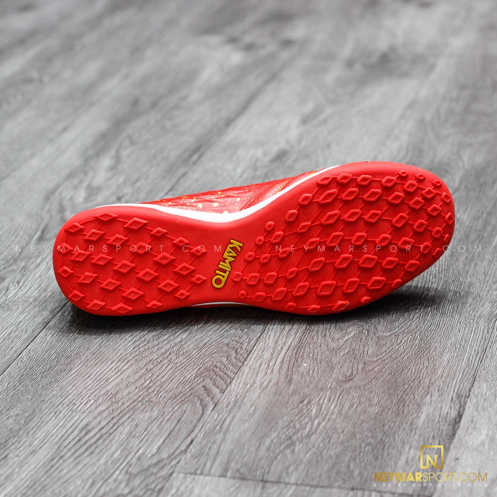 GIÀY ĐÁ BÓNG KAMITO TA11 TF TOUCH OF MAGIC - RED/GOLD CHÍNH HÃNG