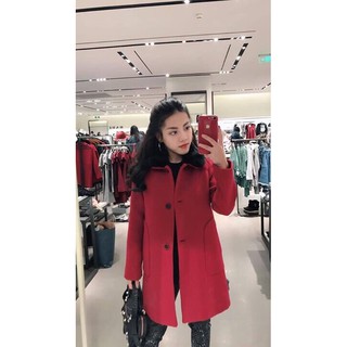 ÁO DẠ ZARA CỔ LÔNG